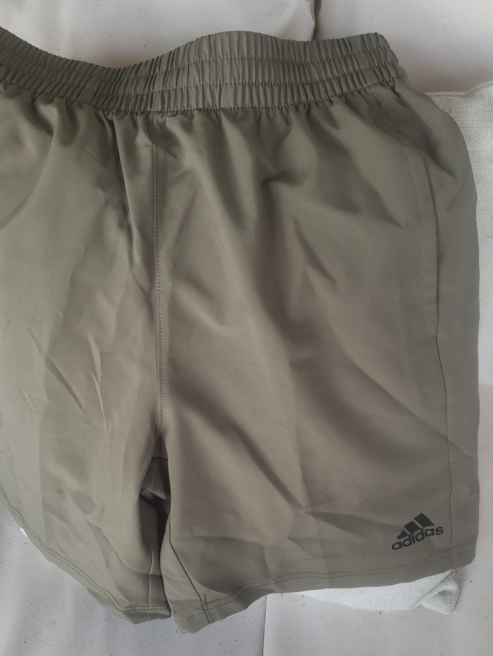 adidas Kid's Olive Green Athletic Training Shorts